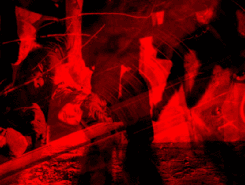 Flying Moon In Space