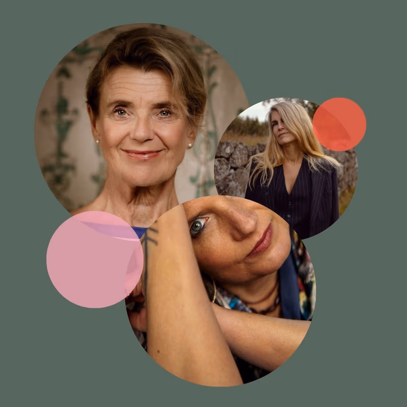 Stina Ekblad, Andrea Hejlskov og Anna Kruse