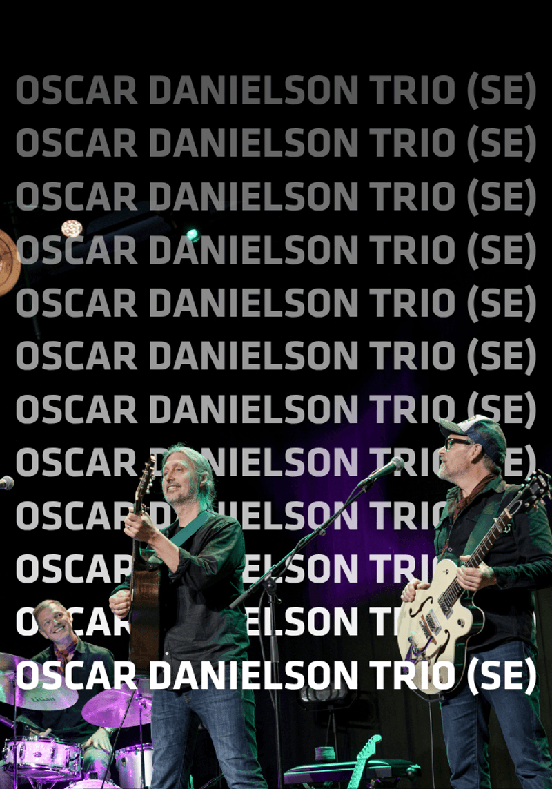 Oscar Danielson Trio koncert
